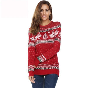 Christmas Sweater With Reindeers