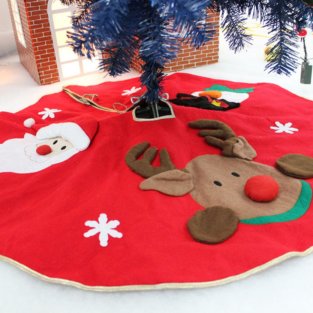 NEW - Christmas Tree Skirt Carpet