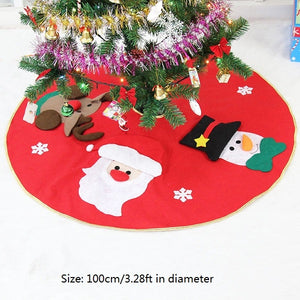 NEW - Christmas Tree Skirt Carpet